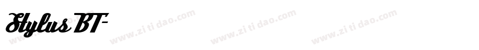 Stylus BT字体转换